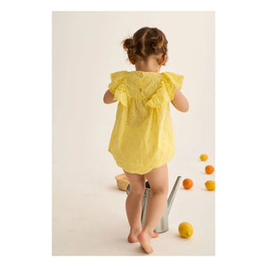 Cozmo - Vestido bordado Sohpia | Amarillo