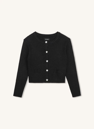 Zadig & Voltaire - Chaleco con estrella y botones | Negro