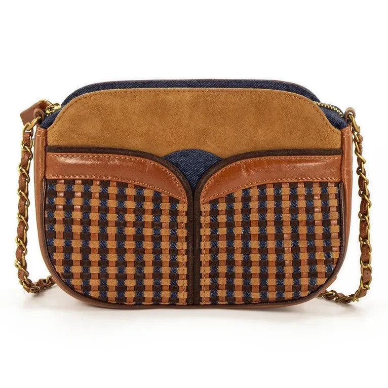 Sessùn - Bolso de cuero Divine | Camel