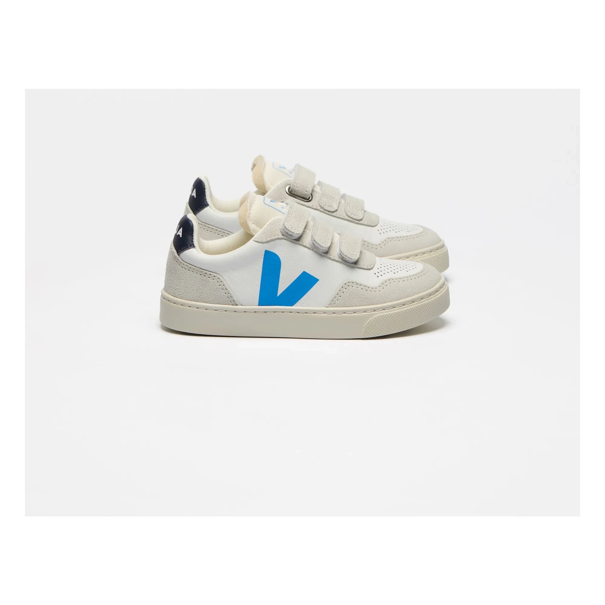 Veja - Zapatillas V-90 de piel resistente a los arañazos O.T. | Azul