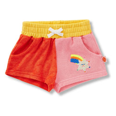 Halcyon Nights - Pantalones cortos de felpa Etoile Filante | Rosa