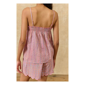 Louise Misha - Pijama Minala de algodón orgánico | Rosa