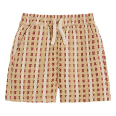 OAS - Waffle corto Lano Braga | Rojo