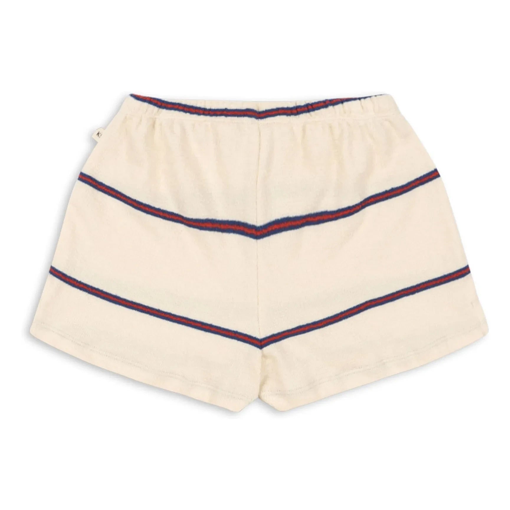 Konges Sløjd - Shorts de trío de algodón orgánico a rayas | Beige