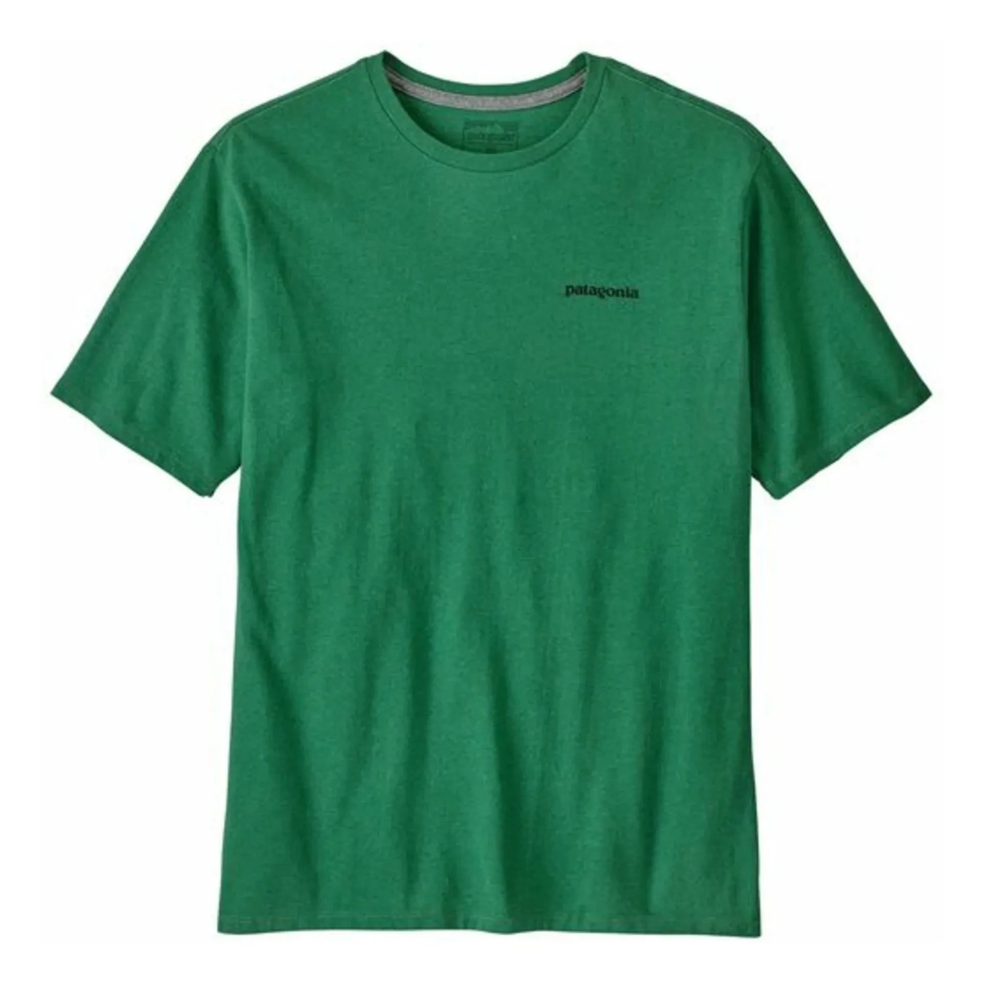 Patagonia - Camiseta P-6 Logo Responsibili Fibras recicladas | Verde cromo