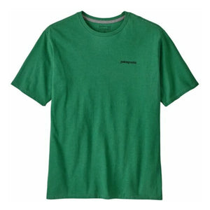 Patagonia - Camiseta P-6 Logo Responsibili Fibras recicladas | Verde cromo