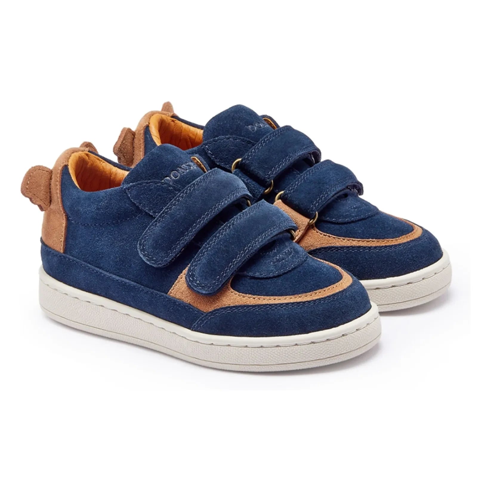 Donsje - Zapatillas deportivas Rinou Koala con suela dentada de ante | Azul noche