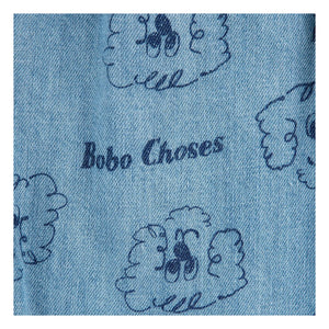 Bobo Choses - Vaqueros de algodón orgánico para bebé con perro | Azul