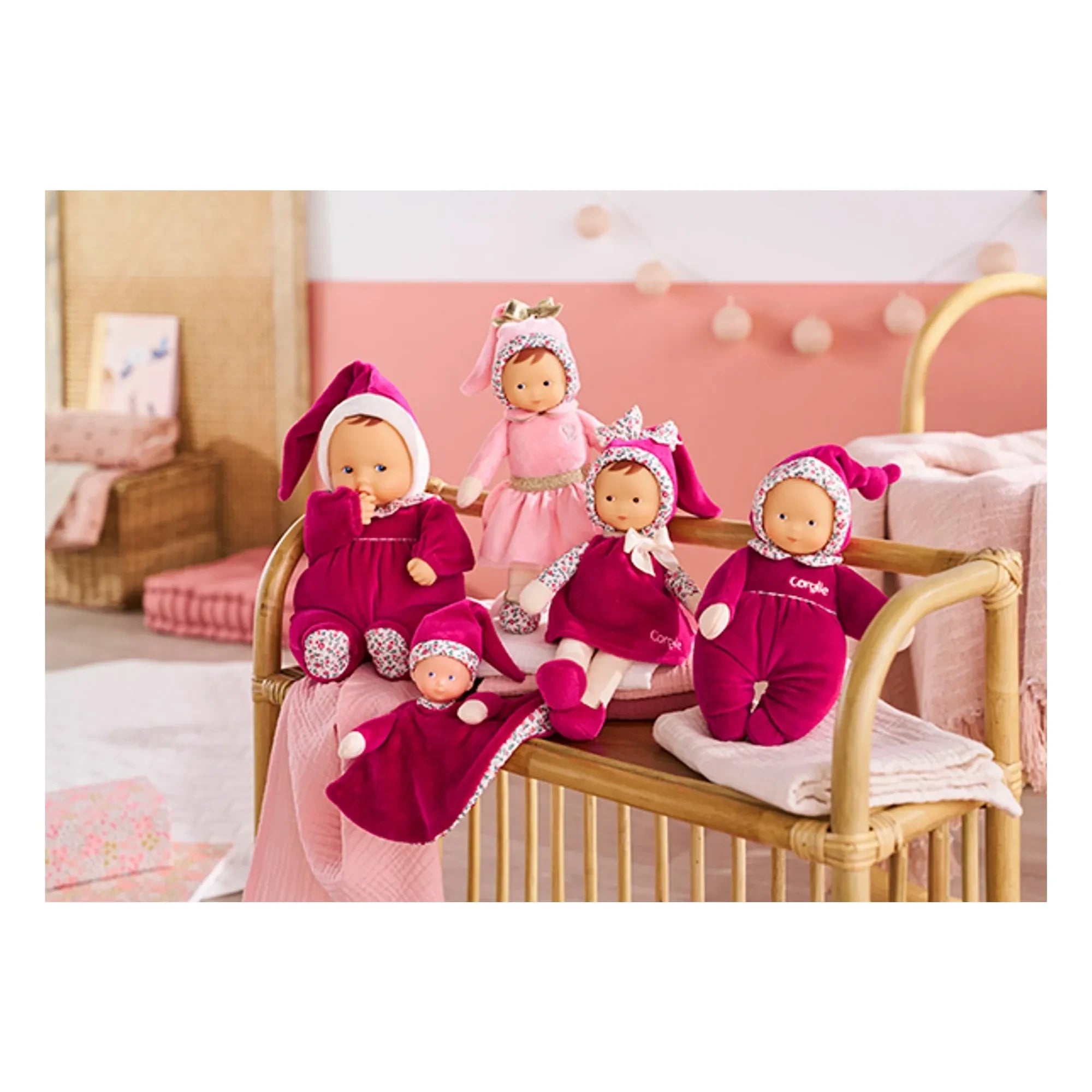 Corolle - Mi juguete adorable - Babipouce Rose Grenadine | Fucsia