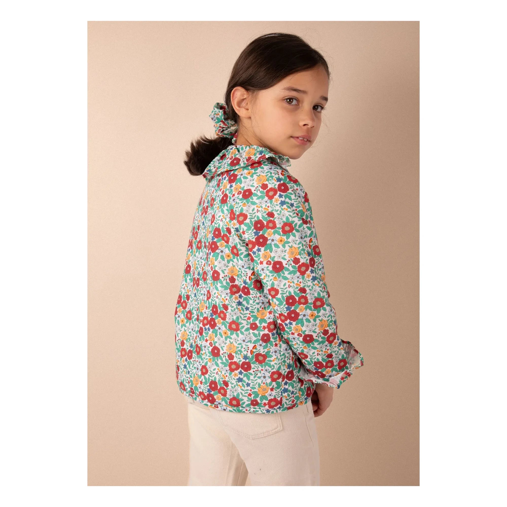 Loir - Chaqueta Friba Fleurie | Blanca