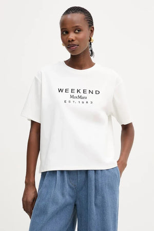 Camiseta de algodón Weekend Max Mara SABATO