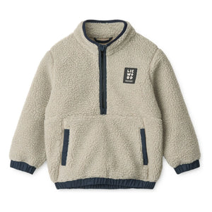 Liewood - Sudadera Balou de forro polar reciclado | Gris claro