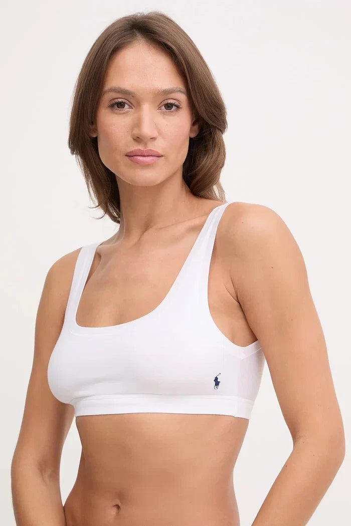 Sujetador de algodón y elastano de Polo Ralph Lauren