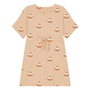 Studio Bohème - Vestido de algodón orgánico Yogi Choux | Beige