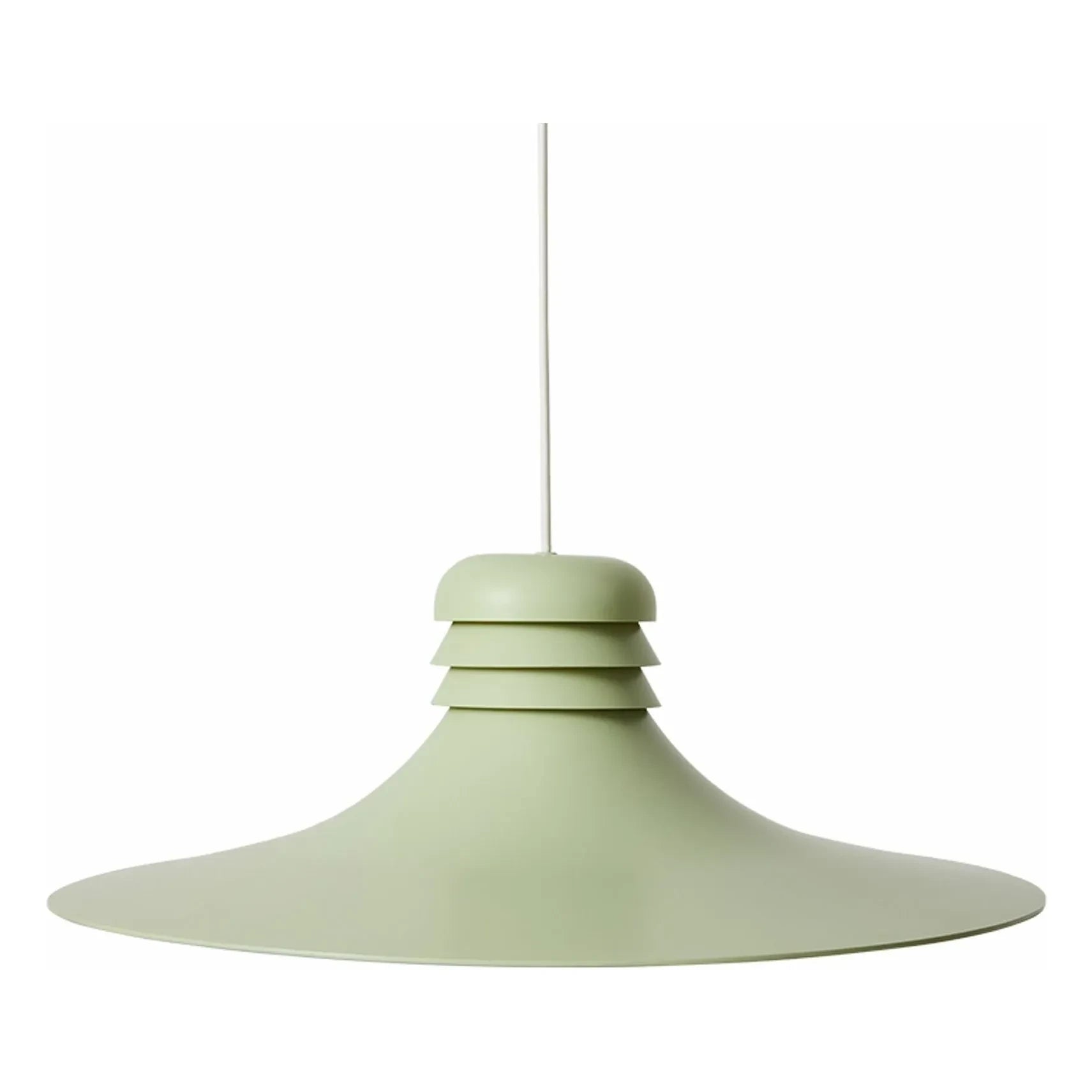 HKliving - Lámpara colgante Flare | Verde menta