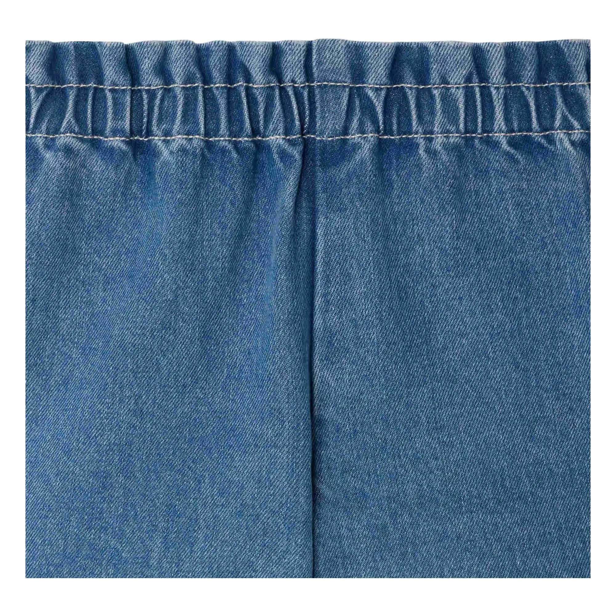Bonpoint - Milly Shorts de jean de algodón orgánico | Azul