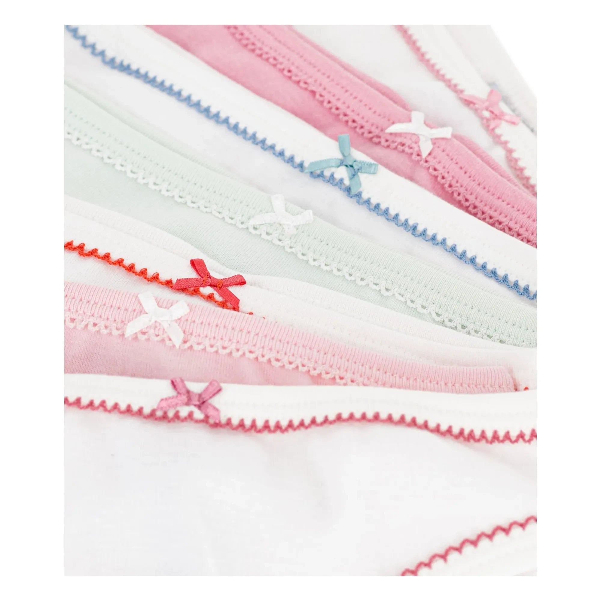 Petit Bateau - 7'li Organik Pamuk Külot Paketi | Pembe