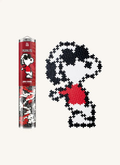 Plus-Plus - Joe Cool Tüp - 275 Parça - Plus-Plus x Peanuts | Beyaz