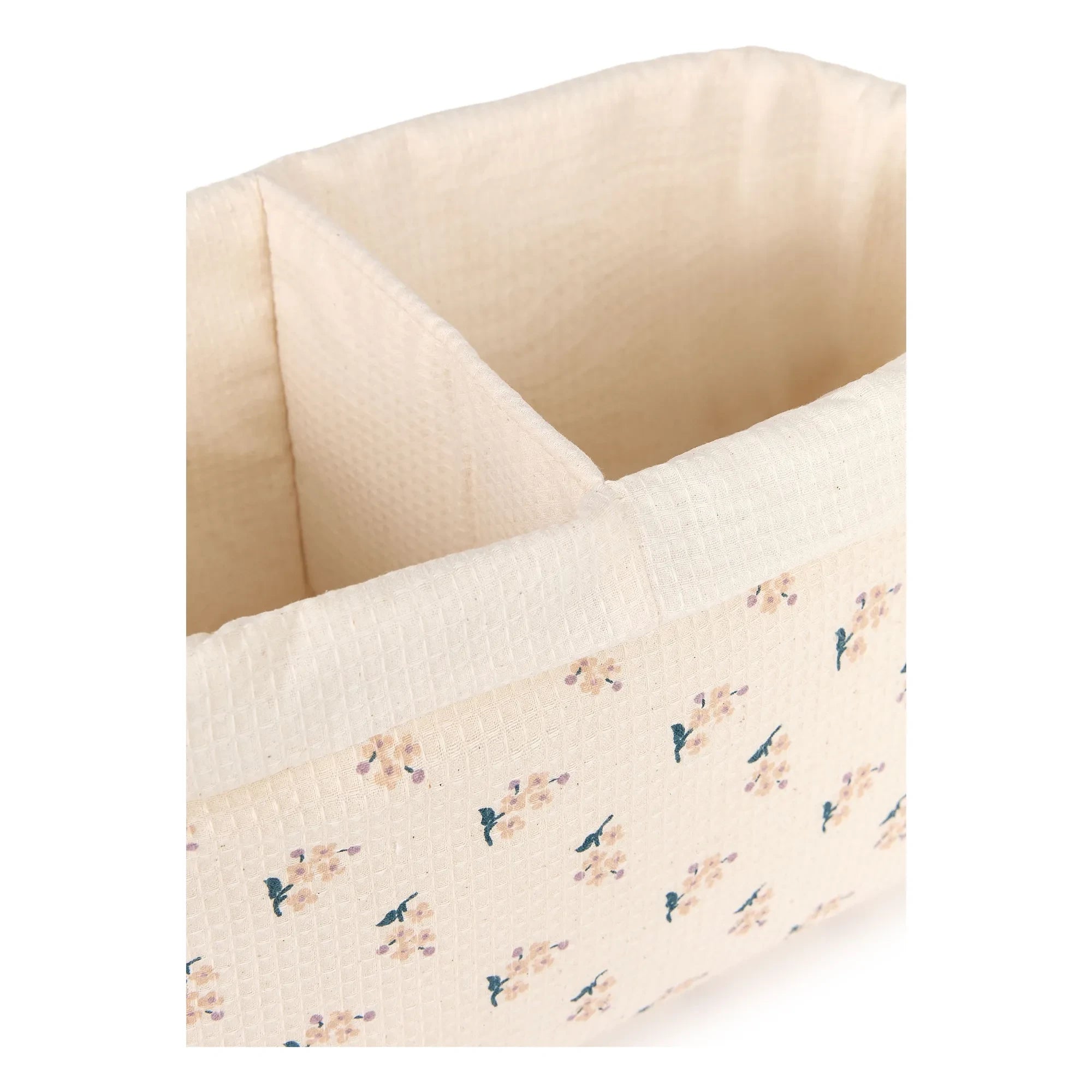 Nobodinoz - Cesta de almacenaje Darling con dos compartimentos | Beige
