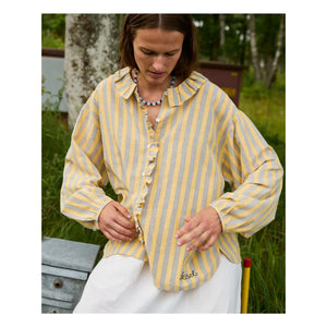 SISSEL EDELBO - Camisa de rayas Mirelle | Amarillo