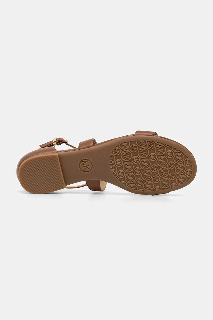 Sandalia plana de cuero Alexa Flex de MICHAEL Michael Kors para mujer