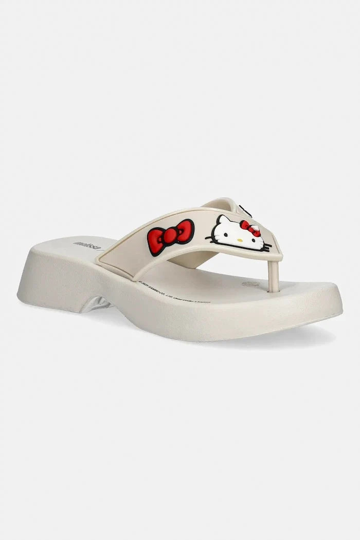 Melissa MELISSA FLATFORM + HELLO KITTY AND Chancla