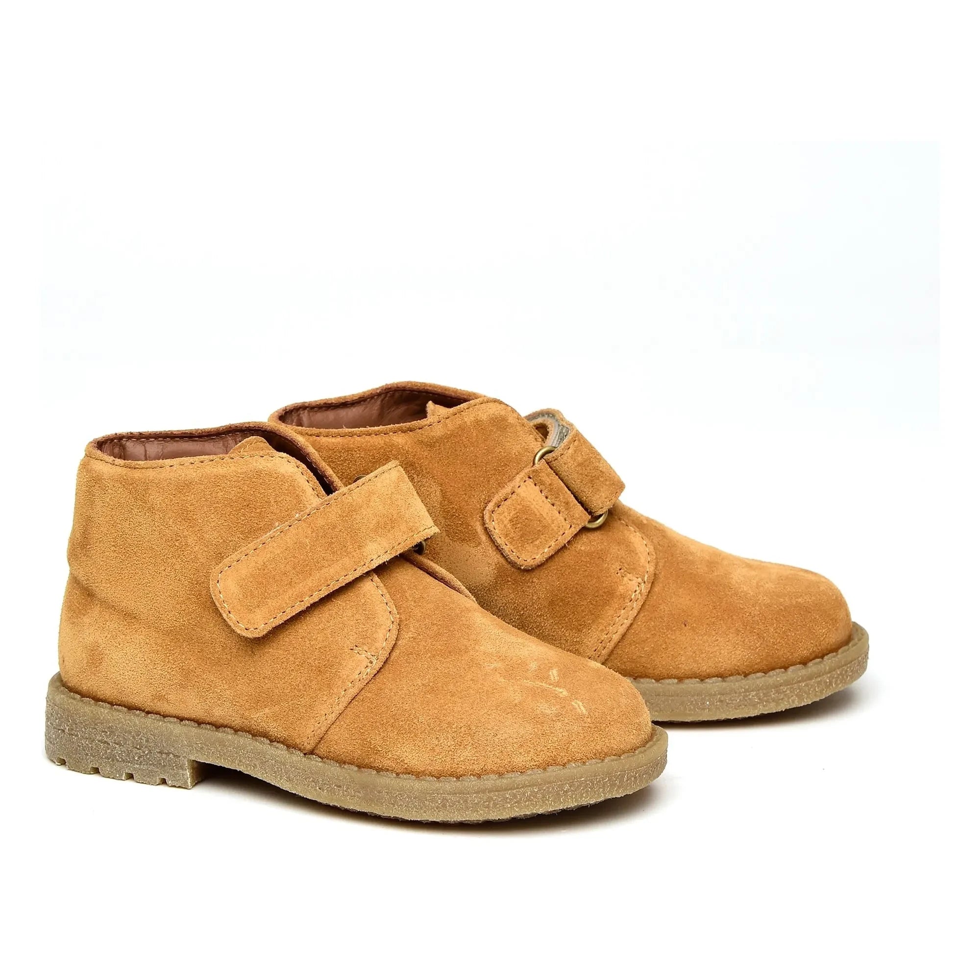 Pèpè - Botines de gamuza rayados | Camel