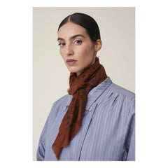 Moismont - Bufanda Achille nº 851, Lana | Rojo Herrumbre
