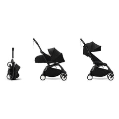 Stokke® - Cochecito YOYO³ completo 0+ y 6+ Chasis negro | Negro