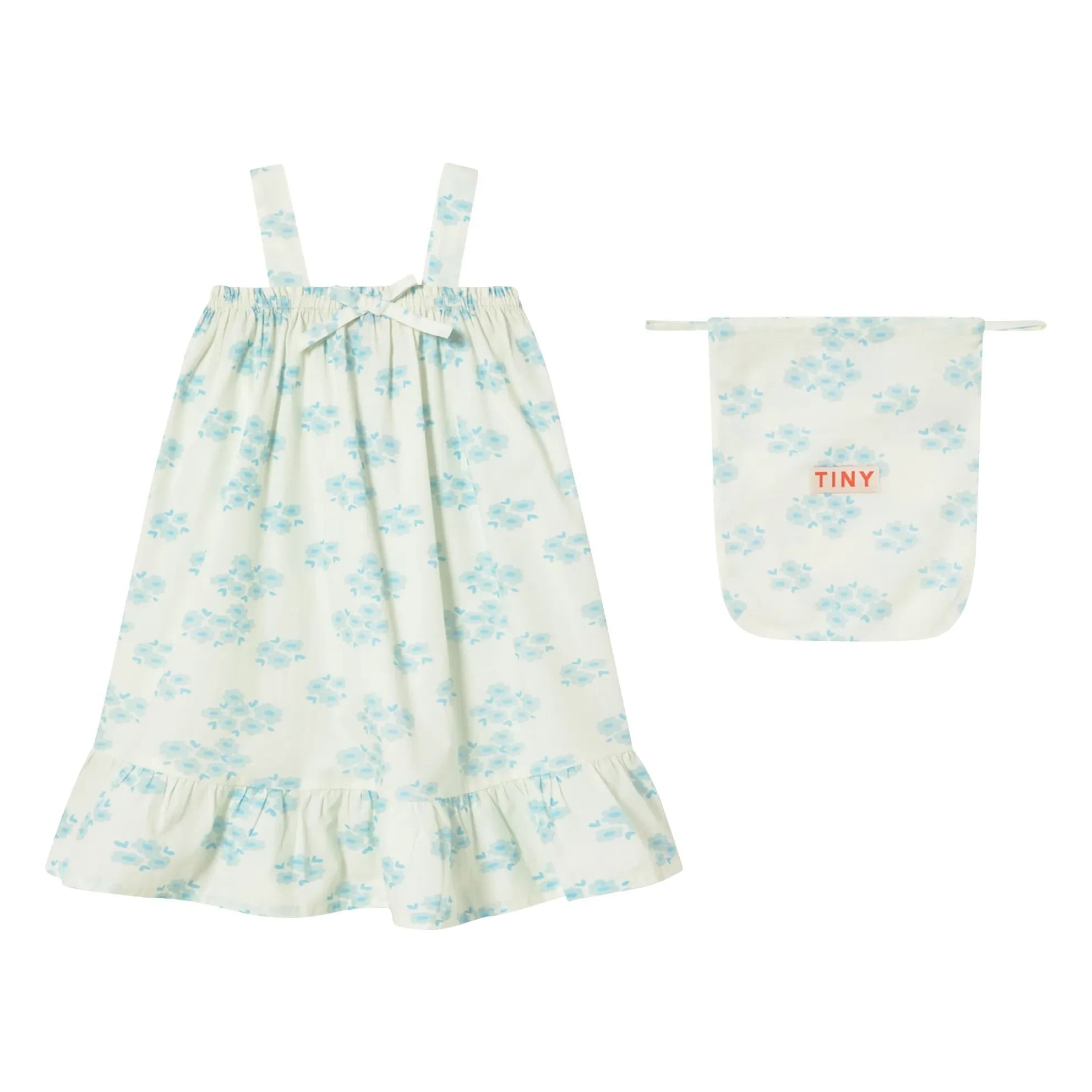 Tinycottons - Vestido con estampado floral | Blanco