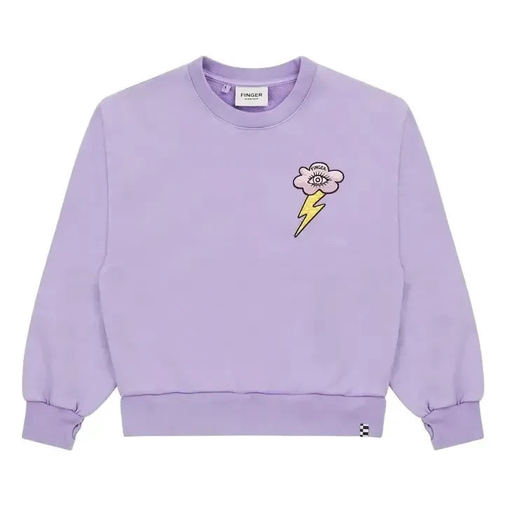 Finger in the nose - Sudadera Alma de algodón orgánico | Lila