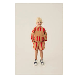 The Campamento - Sudadera de rayas | Camello