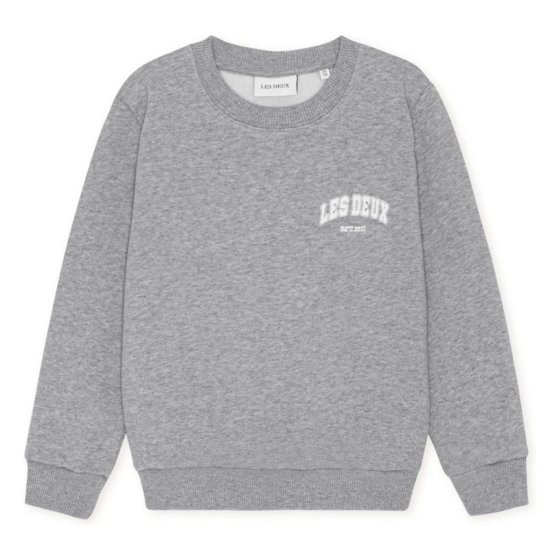 Les Deux - Sudadera de algodón orgánico con capucha | Gris