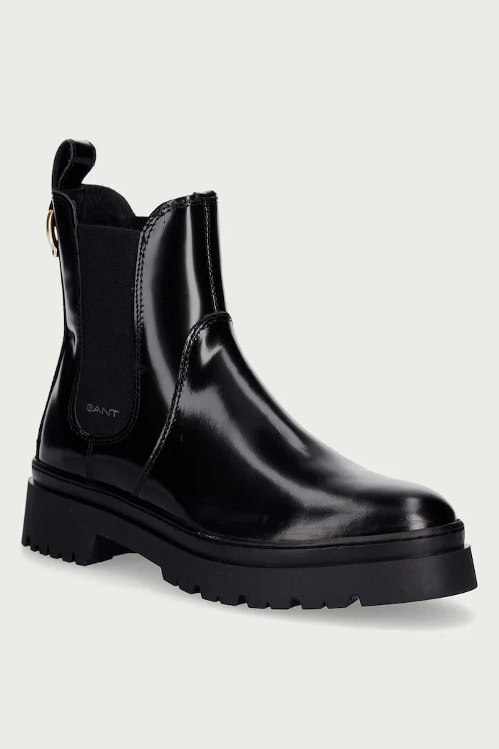 Botines Chelsea de piel Gant para mujer, Aligrey