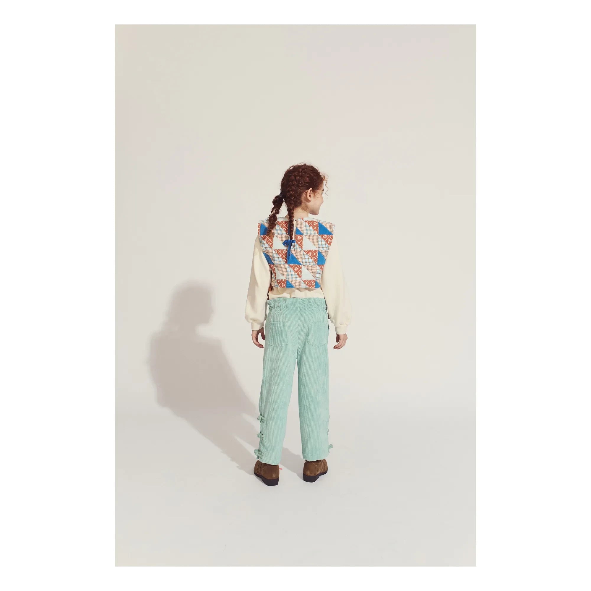 Gingersnaps - Pantalón con Volantes Arielle | Verde mar