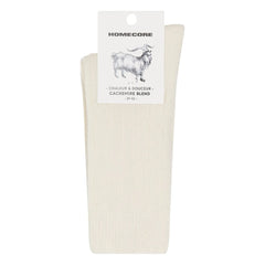 Homecore - Calcetines de cachemira | Crudo