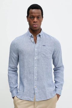 Camisa de lino Barbour Linton Tailored