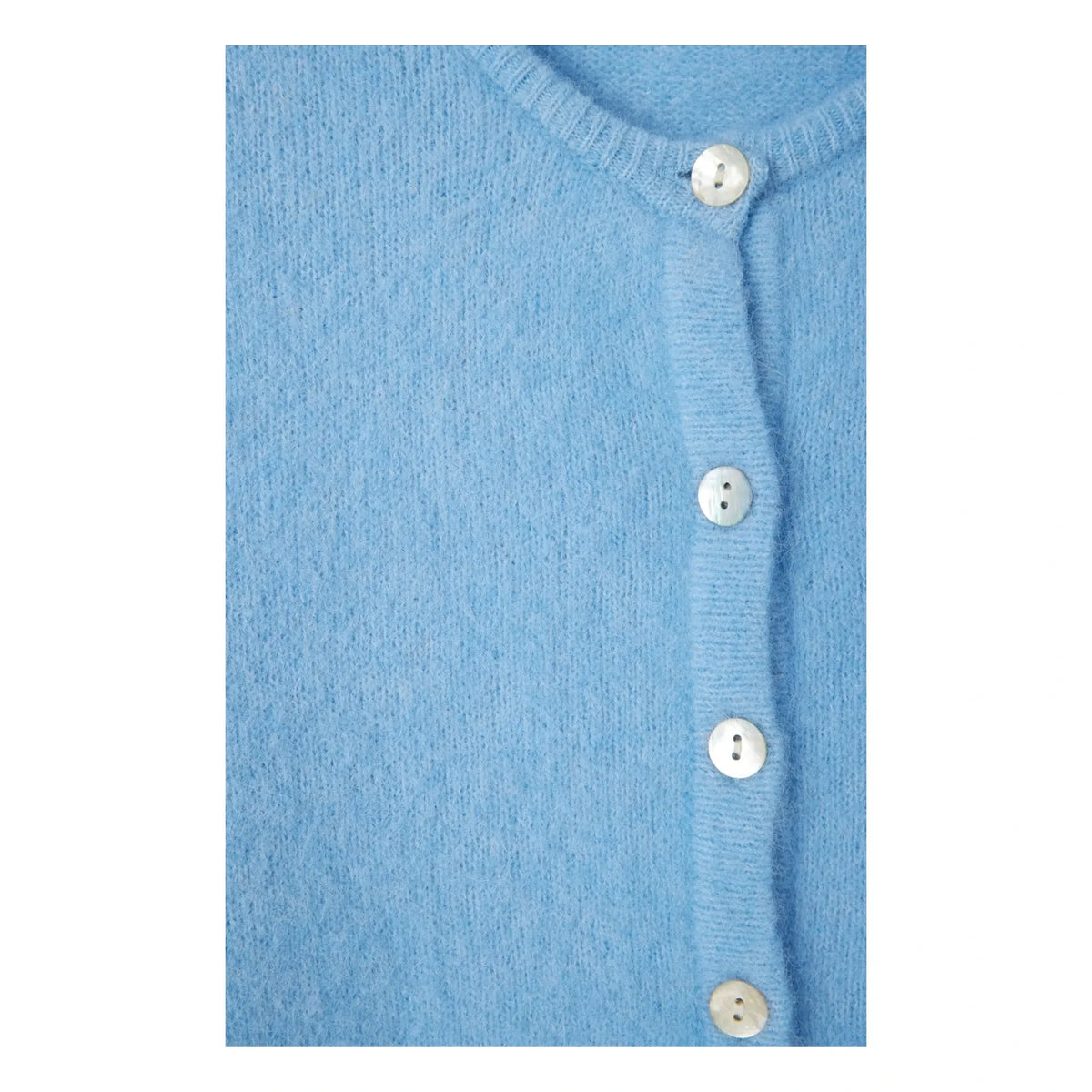 American Vintage - Chaleco Vitow de alpaca y lana | Azul claro