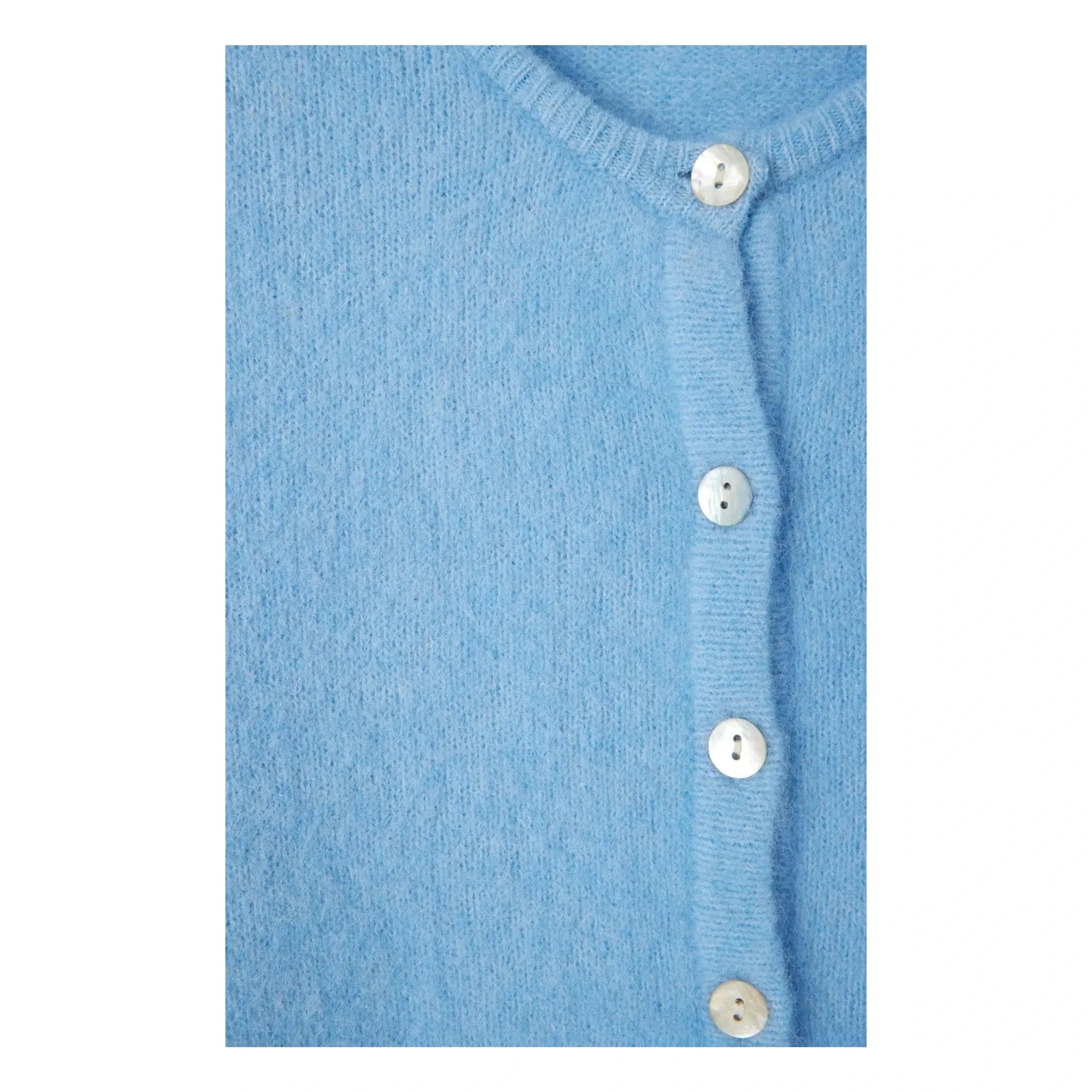 American Vintage - Chaleco Vitow de alpaca y lana | Azul claro