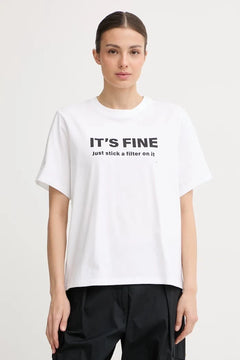 Camiseta de algodón para mujer Victoria Beckham