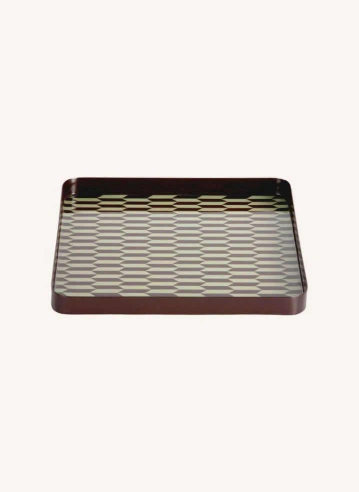Present Time - Bandeja de metal Salerno | Chocolate
