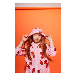 Wynken - Chaqueta impermeable con mariposas | Rosa