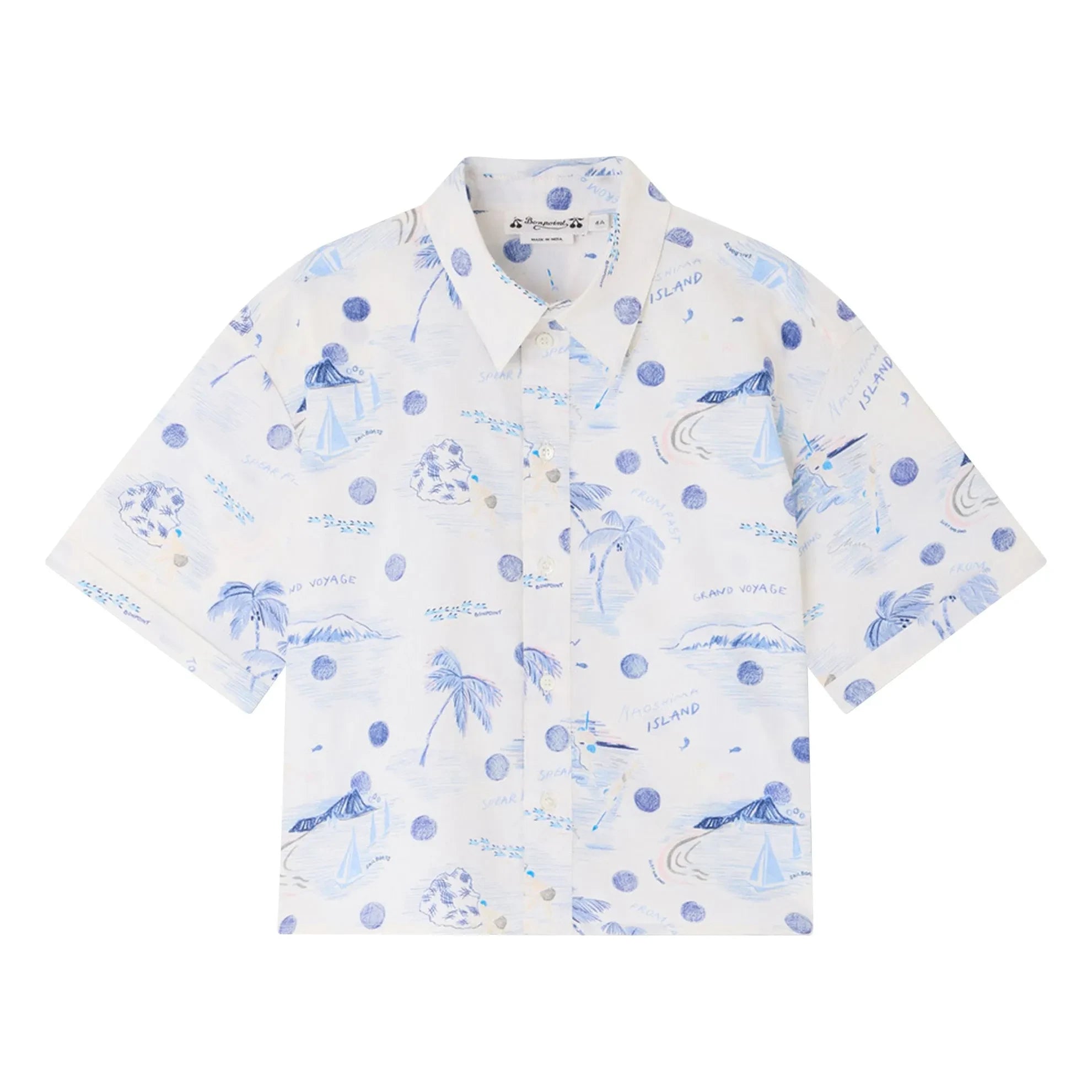Bonpoint - Camisa Erian de algodón orgánico | Ocean