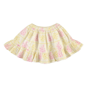 Bebe Organic - Falda Bordada Alba | Amarillo