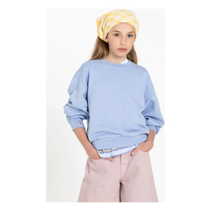 Smallable Kid - Maia organik pamuklu sweatshirt | Soluk mavi