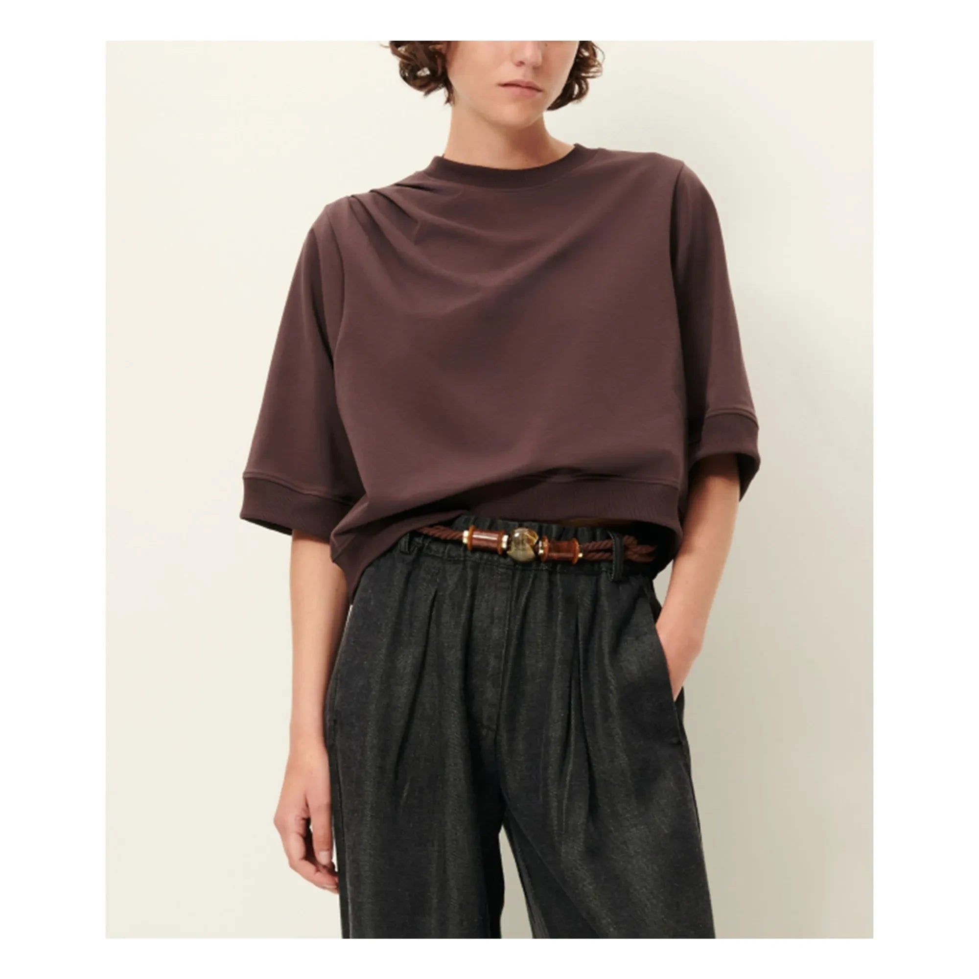 Sessùn - Camiseta Pova | Marrón