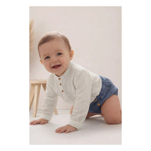 Lililotte - Camisa de Algodón Orgánico a Rayas Côme | Verde Menta