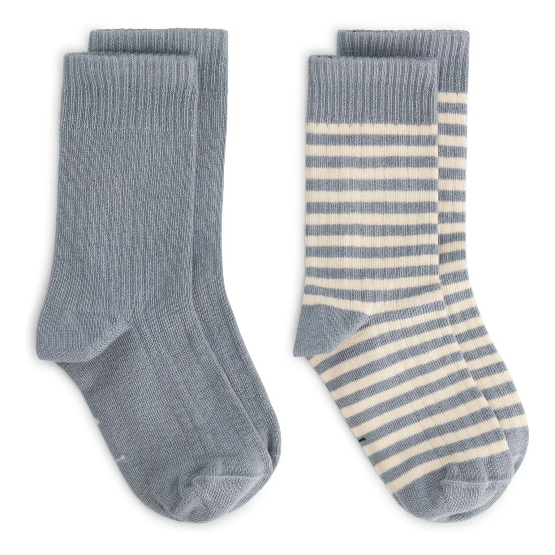 Gray Label - Set de 2 Pares de Calcetines de Algodón Orgánico | Azul Hielo