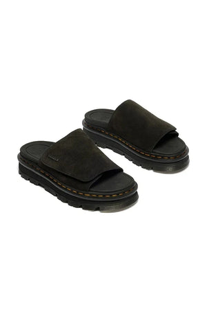 Dr. Martens Pantufla de plataforma de gamuza ZebZag Slide