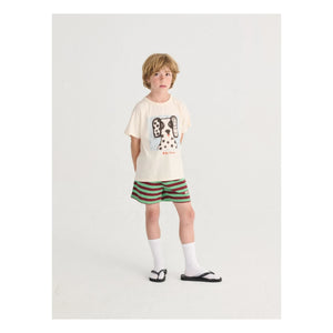 Bobo Choses - Camiseta dálmata de algodón orgánico | Crudo